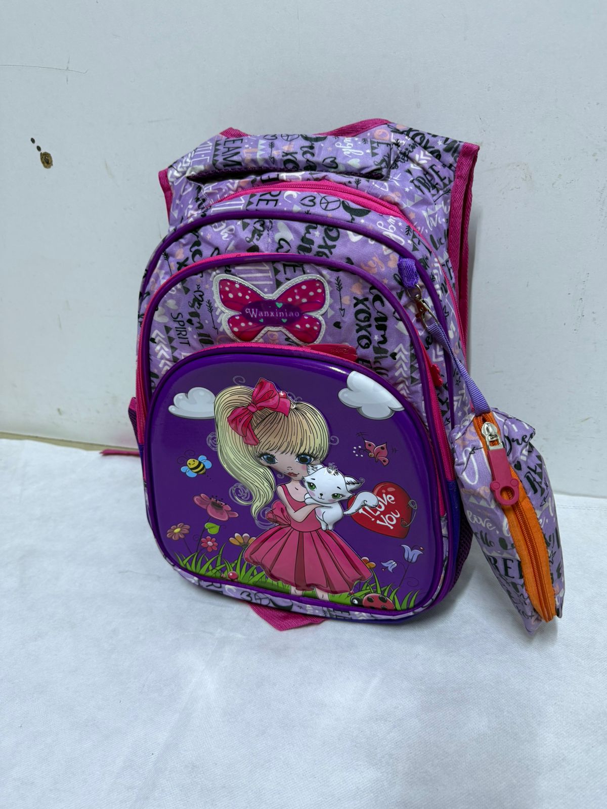 Kids School Backpack with Matching Pencil Case | Durable 3D Cartoon Girl & Military Humvee Bookbags | Ergonomic School Bags for Boys and Girls