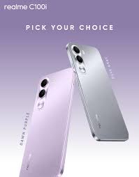 NEW ARRIVAL!!! Realme C100i, 120Hz, 6.8 Inch HD Display , 64GB./128GB/256GB ROM, 4GB/6GB RAM , Dawn Purple,7000 mAh Battery .