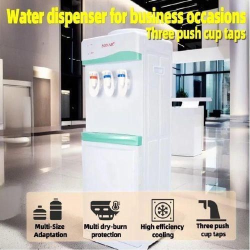 Sonar 3 Three A7C Taps Hot Normal And Cold Water Dispenser -WHITE + CONVENIENT DELIVERY TO YOUR DOORSTEP