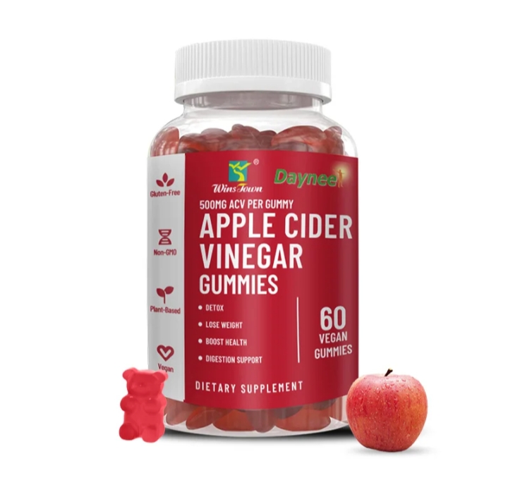 Daynee Apple Cider Vinegar Gummies - 1000mg per Serving - 60 Vegan Gummies - ACV Gummies for Detox, Weight Loss Support, Energy Boost, Digestion & Gut Health