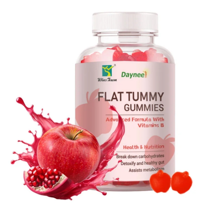 Daynee Flat Tummy Gummies Advanced Formula with Vitamin B Complex for Healthy Digestion & Gut Support