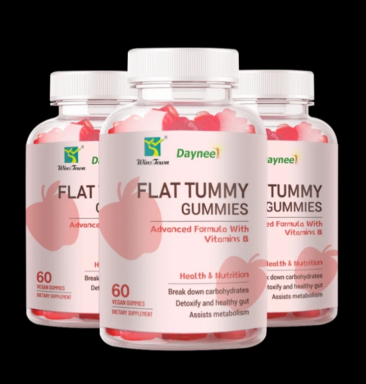 Daynee Flat Tummy Gummies Advanced Formula with Vitamin B Complex for Healthy Digestion & Gut Support