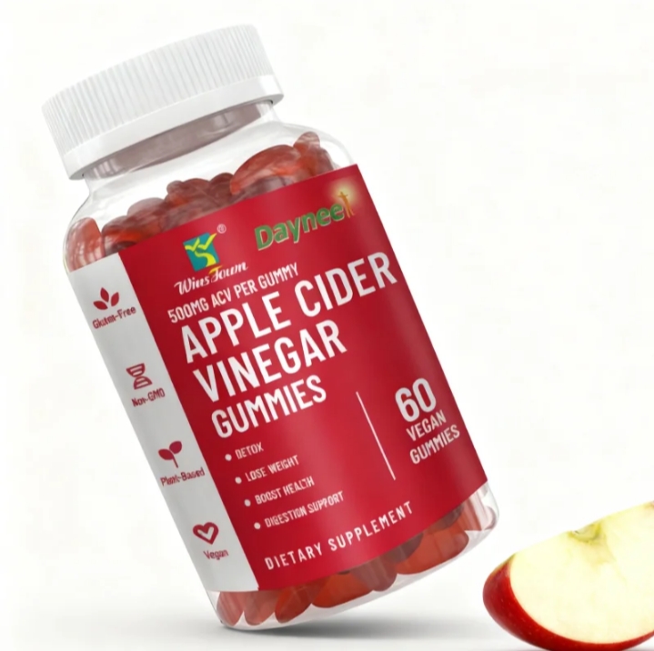 Daynee Apple Cider Vinegar Gummies - 1000mg per Serving - 60 Vegan Gummies - ACV Gummies for Detox, Weight Loss Support, Energy Boost, Digestion & Gut Health