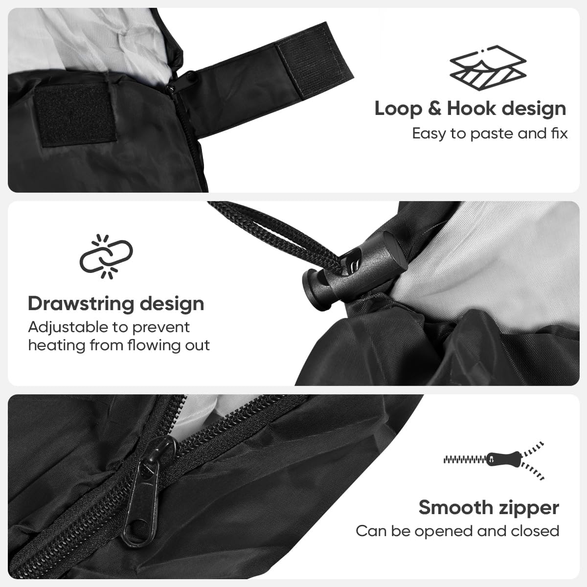 Sleeping Bags Portable Waterproof Camping Sleeping Bag for Adults Kids 4 Seasons Cold Weather or Warm Backpacking Hiking Travel Indoor Outdoor Use