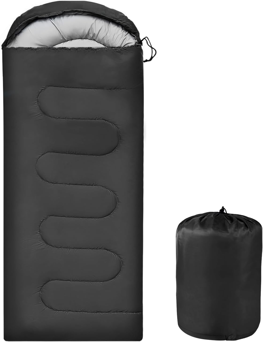 Sleeping Bags Portable Waterproof Camping Sleeping Bag for Adults Kids 4 Seasons Cold Weather or Warm Backpacking Hiking Travel Indoor Outdoor Use