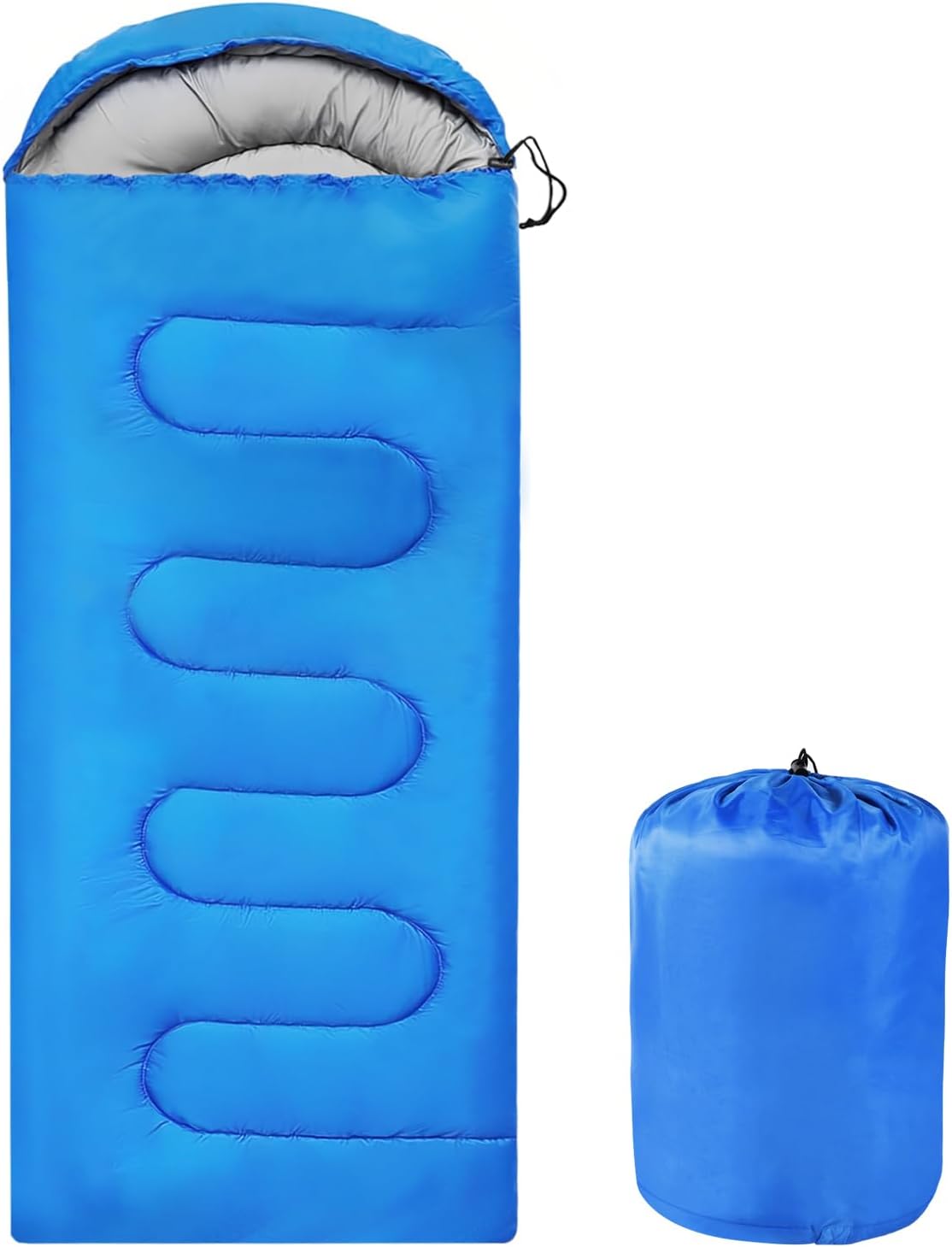 Sleeping Bags Portable Waterproof Camping Sleeping Bag for Adults Kids 4 Seasons Cold Weather or Warm Backpacking Hiking Travel Indoor Outdoor Use