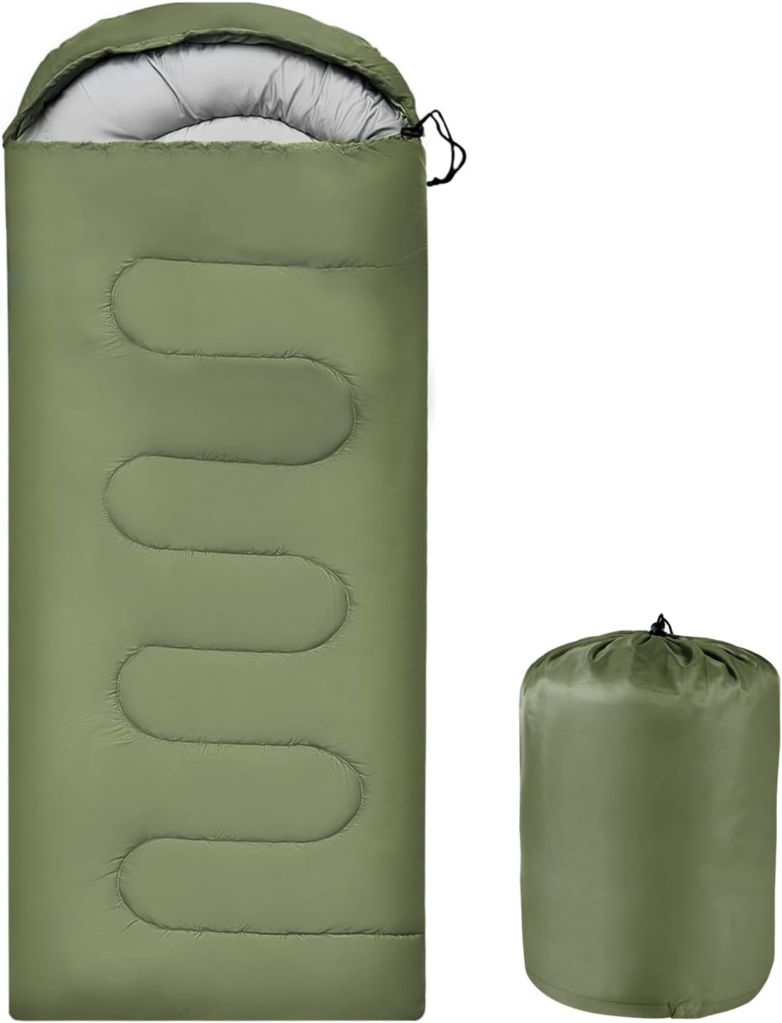 Sleeping Bags Portable Waterproof Camping Sleeping Bag for Adults Kids 4 Seasons Cold Weather or Warm Backpacking Hiking Travel Indoor Outdoor Use