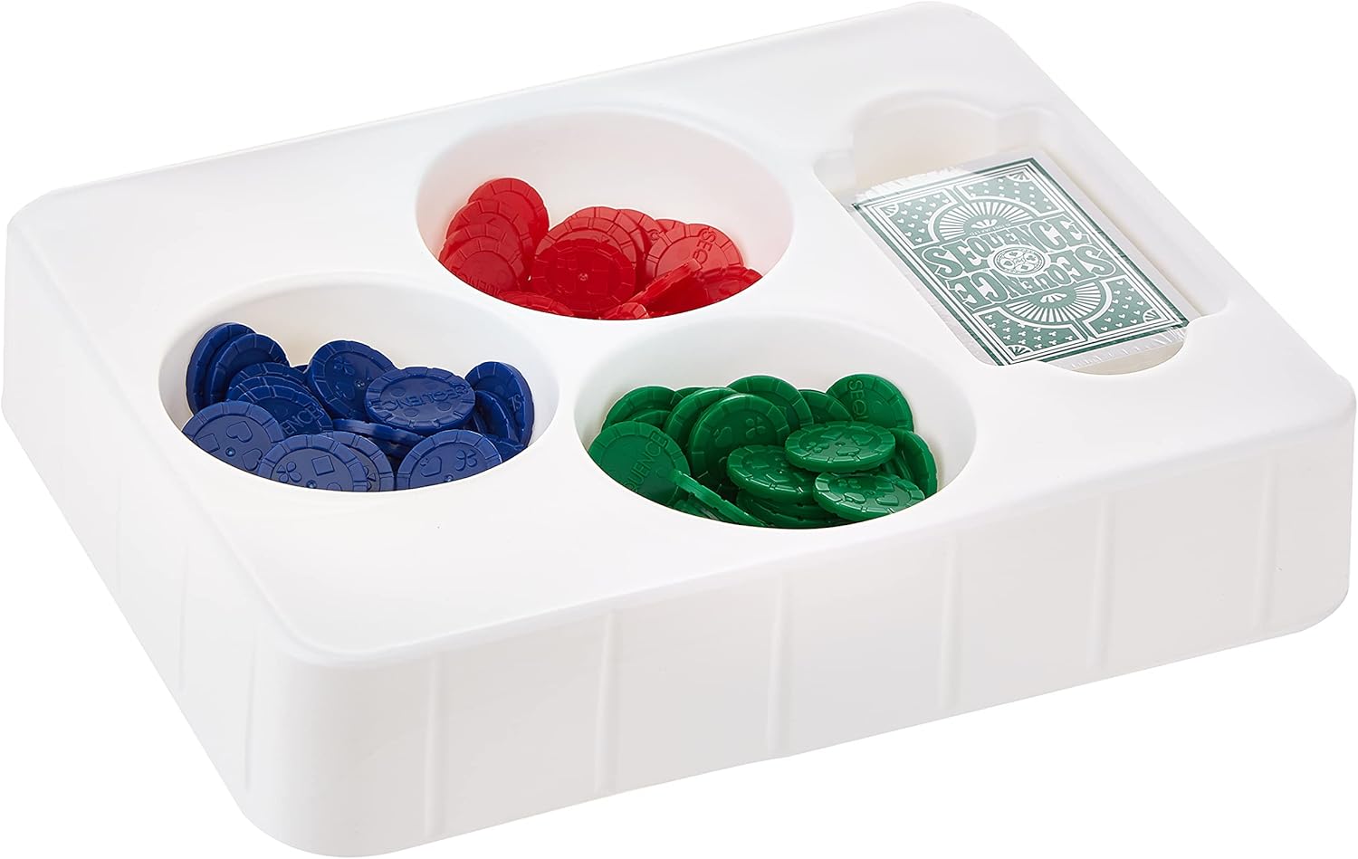Sequence Board Game in Tin Classic Strategy Card Game Family Game 2-12 Players with 135 Chips and 104 Cards