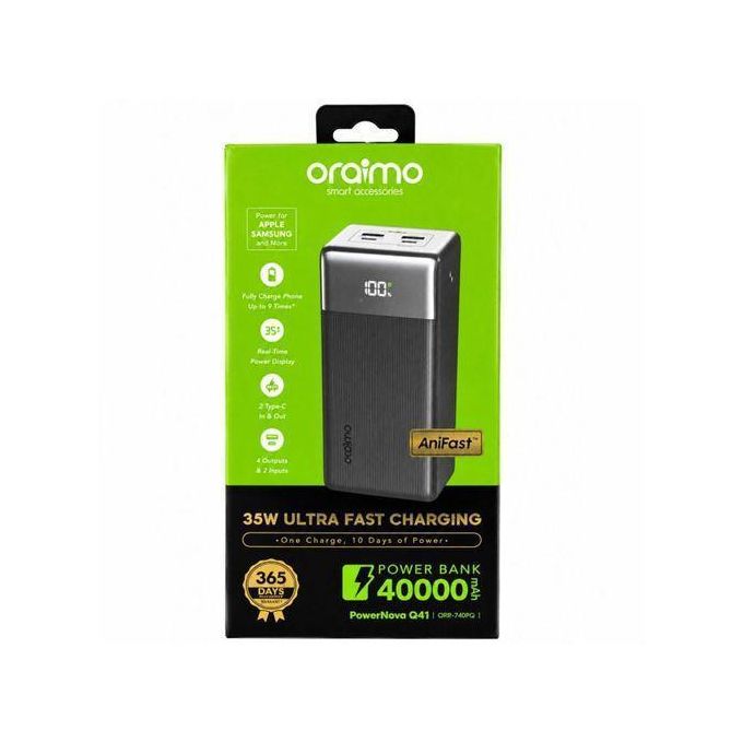 Oraimo PowerNova Q41 40000mAh 35W Ultra Fast Charging Power Bank