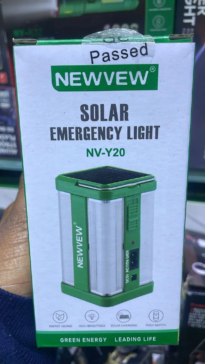 Newvew NV-Y20 Solar Emergency Light.