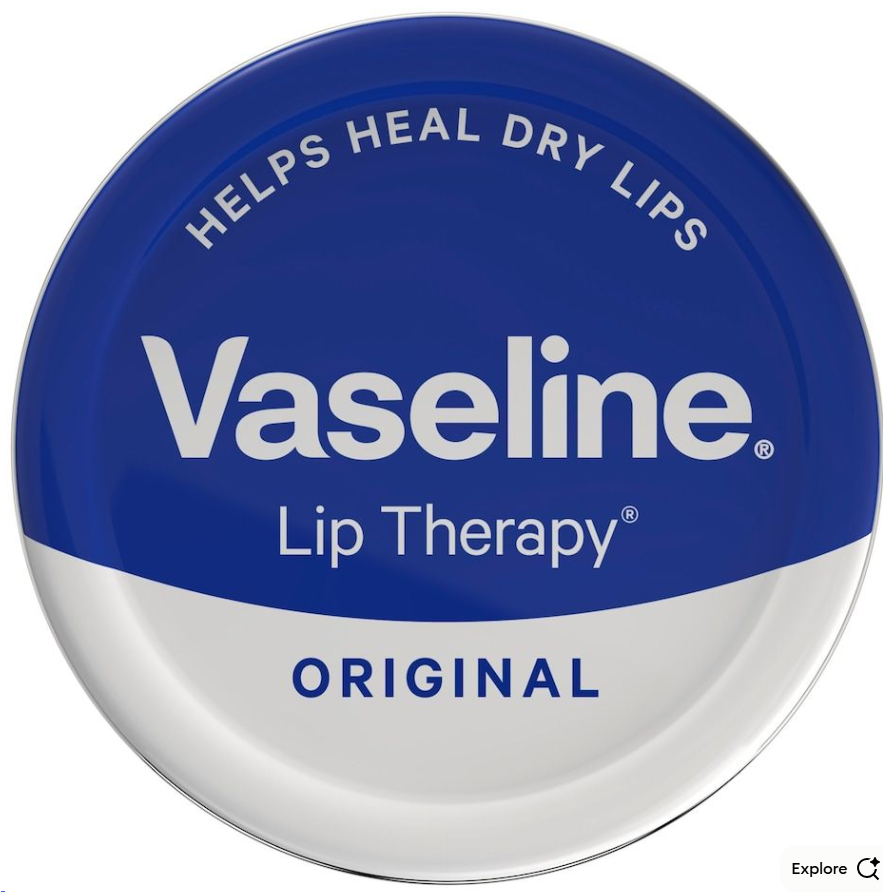 Vaseline Lip Therapy Lip Balm Tin, Cocoa Butter, 0.6 oz Made from pure Vaseline Jelly to lock in moisture Infused with rich cocoa butter and an appealing cocoa and vanilla scent