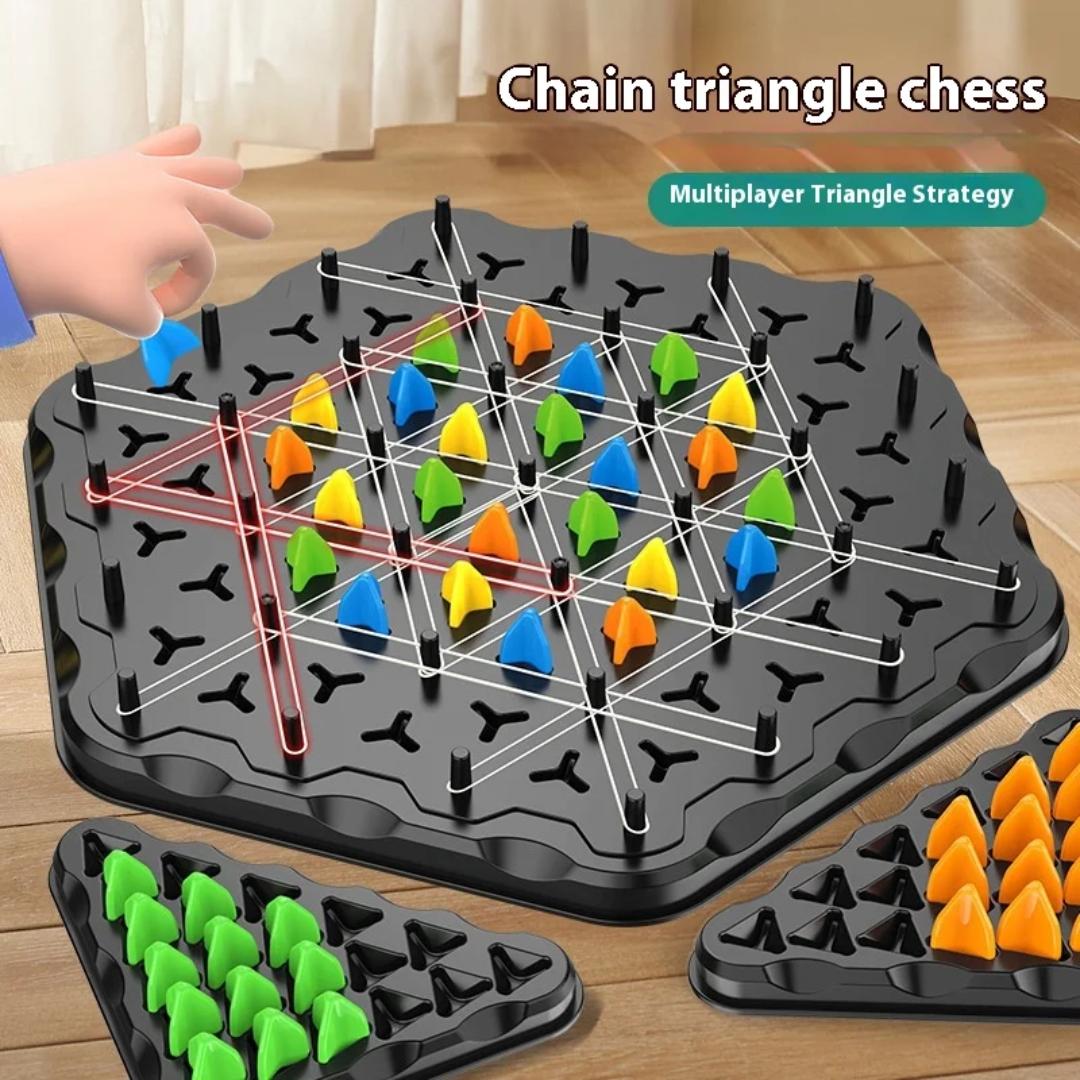 Chess Triangular Board Family Game