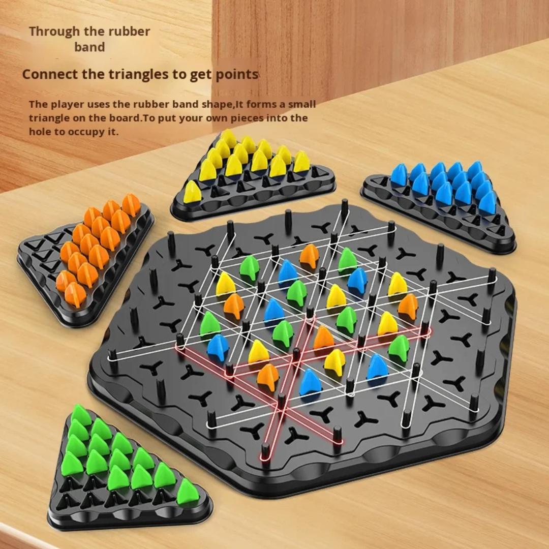 Chess Triangular Board Family Game