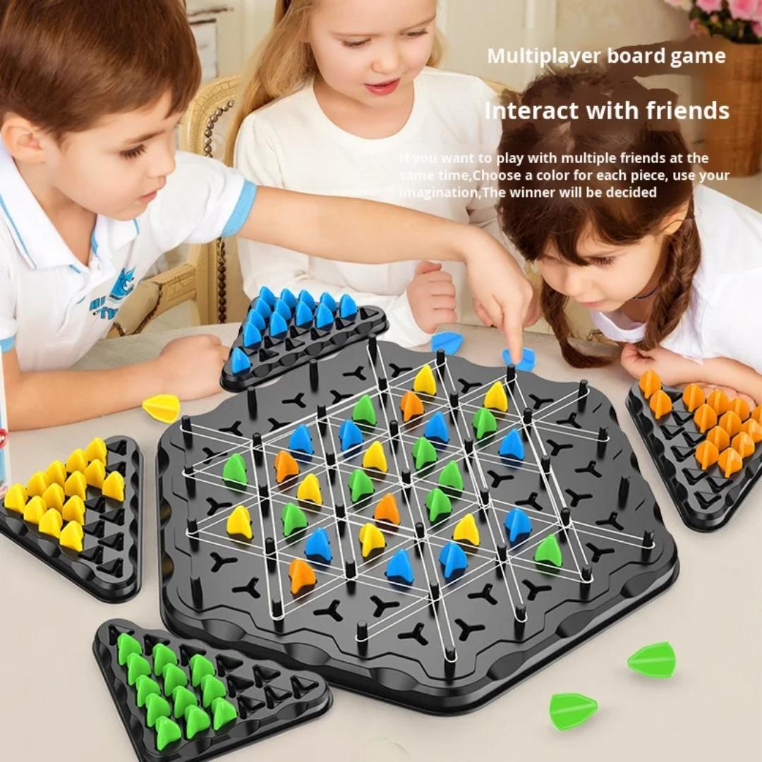 Chess Triangular Board Family Game