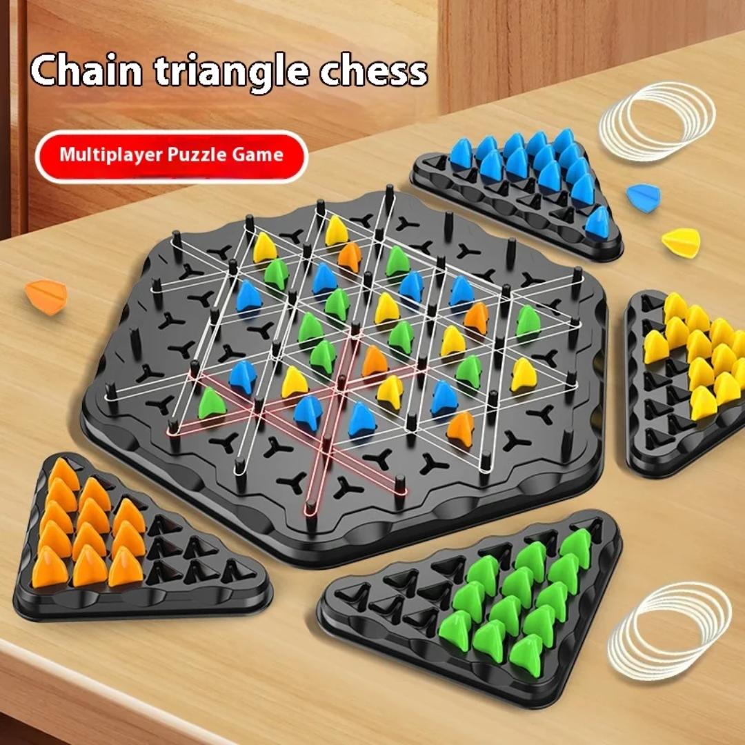 Chess Triangular Board Family Game