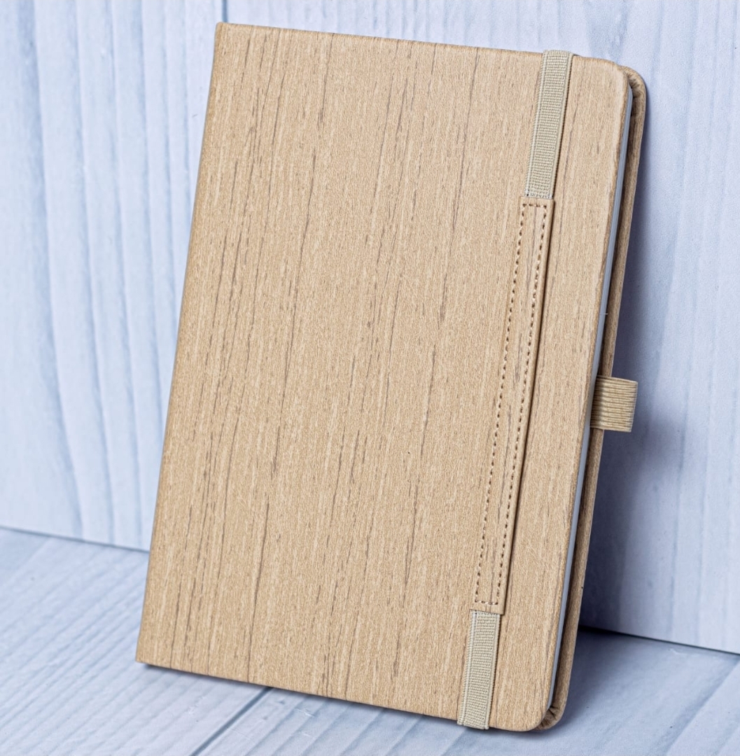 Premium A5 Hard Cover Band Notebook Journal with Free Pen – Executive Business Diary, Office Meeting Notebook, School Writing Book, Planner & Organizer for Students and Professionals