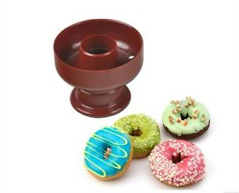 Manual Donut Cutter & Mold – Plastic Doughnut Maker with Center Hole, Reusable Pastry & Baking Tool