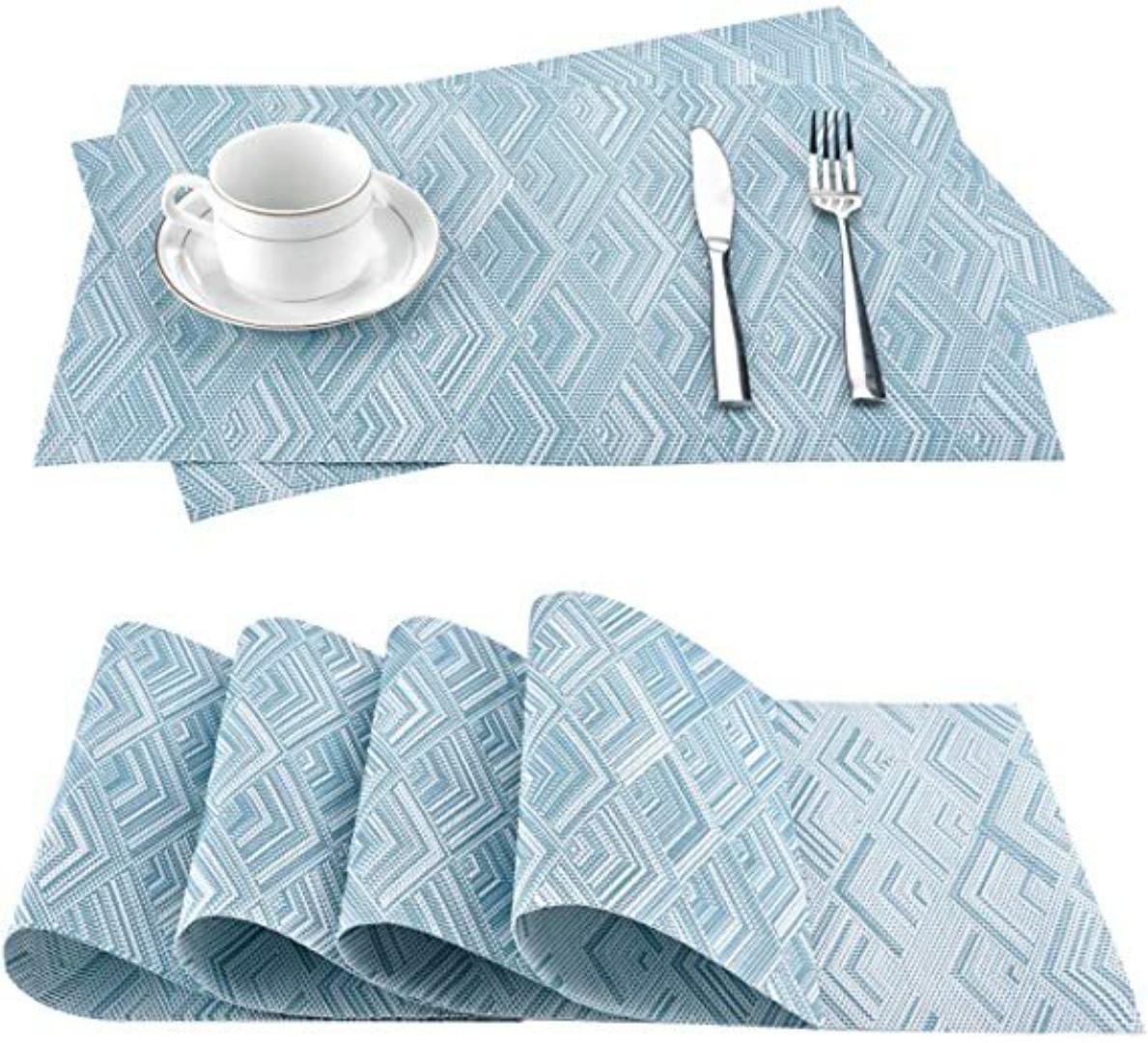 6pcs pvc  table mats