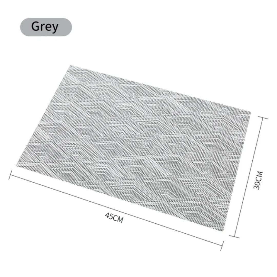 6pcs pvc  table mats