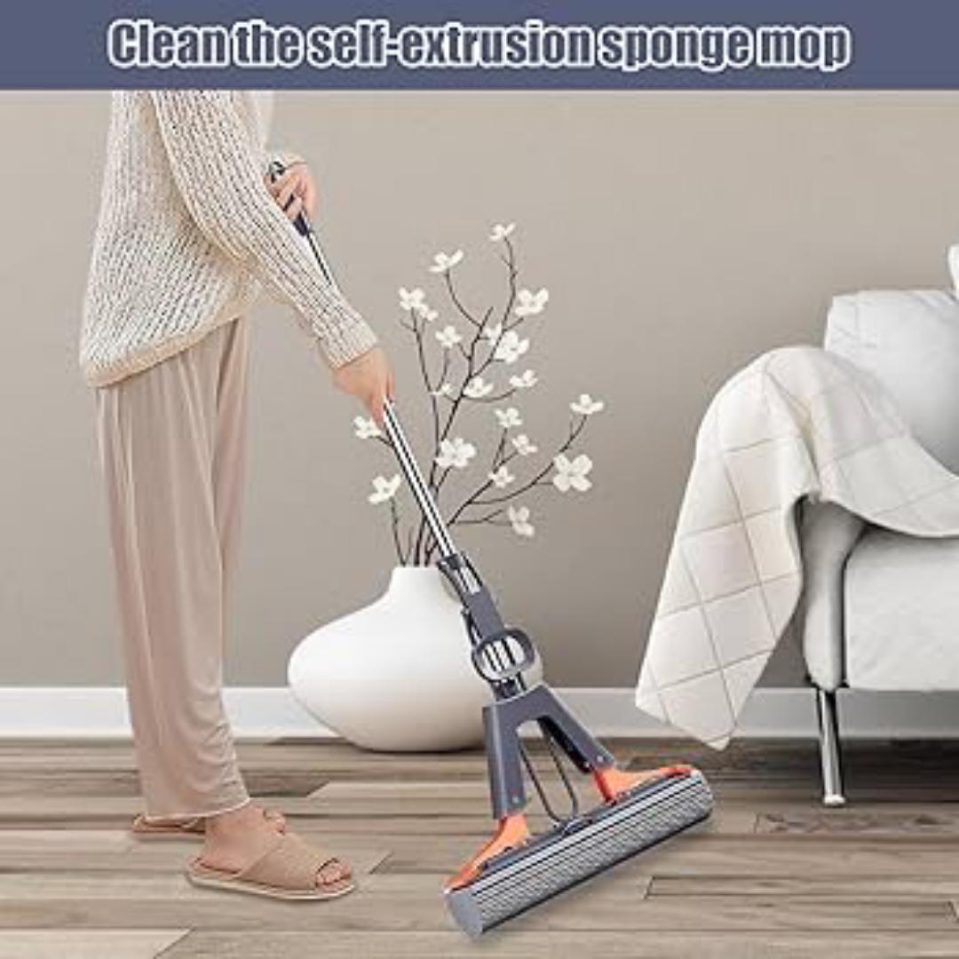 38cmx110cm self wringing super absorbent sponge mop