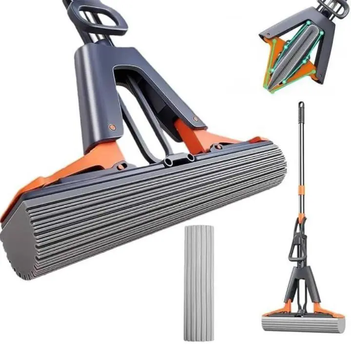 38cmx110cm self wringing super absorbent sponge mop