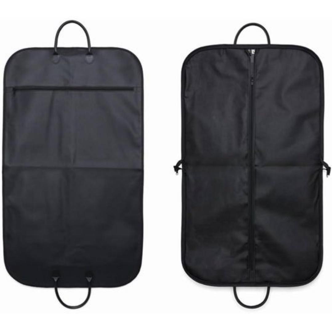 2Pcs Black Suit Bag for Man, Dust Cover, Suit Carrier,Storage Bag, Suit Cover,for Suits, Coats, Tuxedo Reusable Full Zipper Garment Bag Perfect for Travel or Home