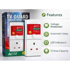 TV /Fridge guard voltage protection plugs designed to protect sensitive electronics from power surges and unstable voltage