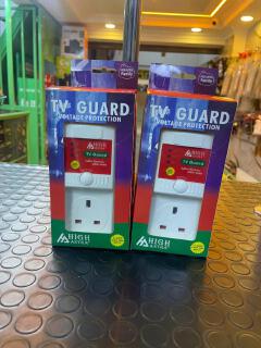 TV /Fridge guard voltage protection plugs designed to protect sensitive electronics from power surges and unstable voltage