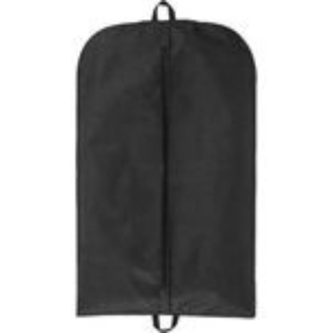 2Pcs Black Suit Bag for Man, Dust Cover, Suit Carrier,Storage Bag, Suit Cover,for Suits, Coats, Tuxedo Reusable Full Zipper Garment Bag Perfect for Travel or Home