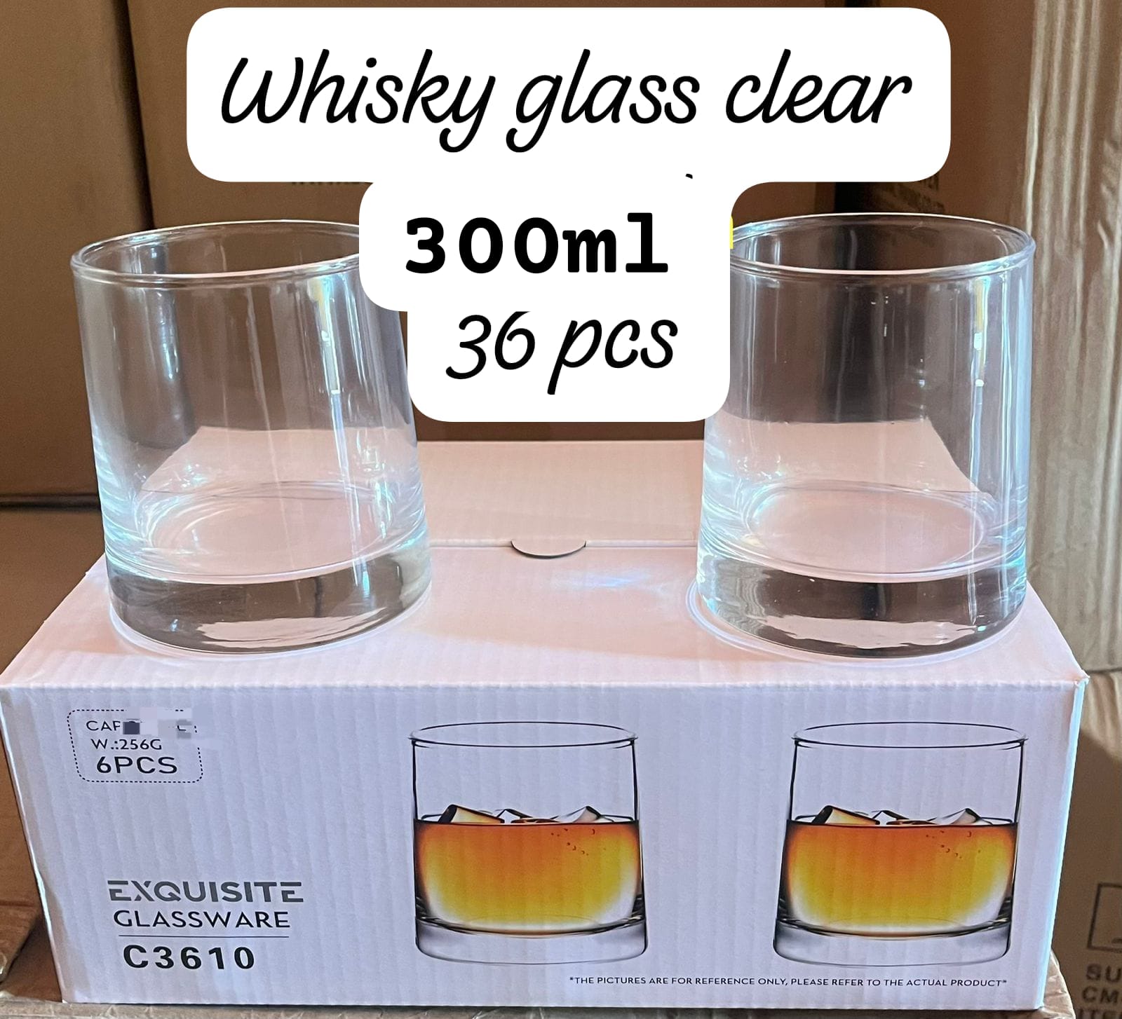 NEW ARRIVAL 🍹🍹Nice One Set of 6pcs 225ML High Quality Glass Whiskey Glass Glassware Cup HS5301 GLASS CUP Cmade from high-quality silicate glass that is durable and long-lasting. The glasses feature