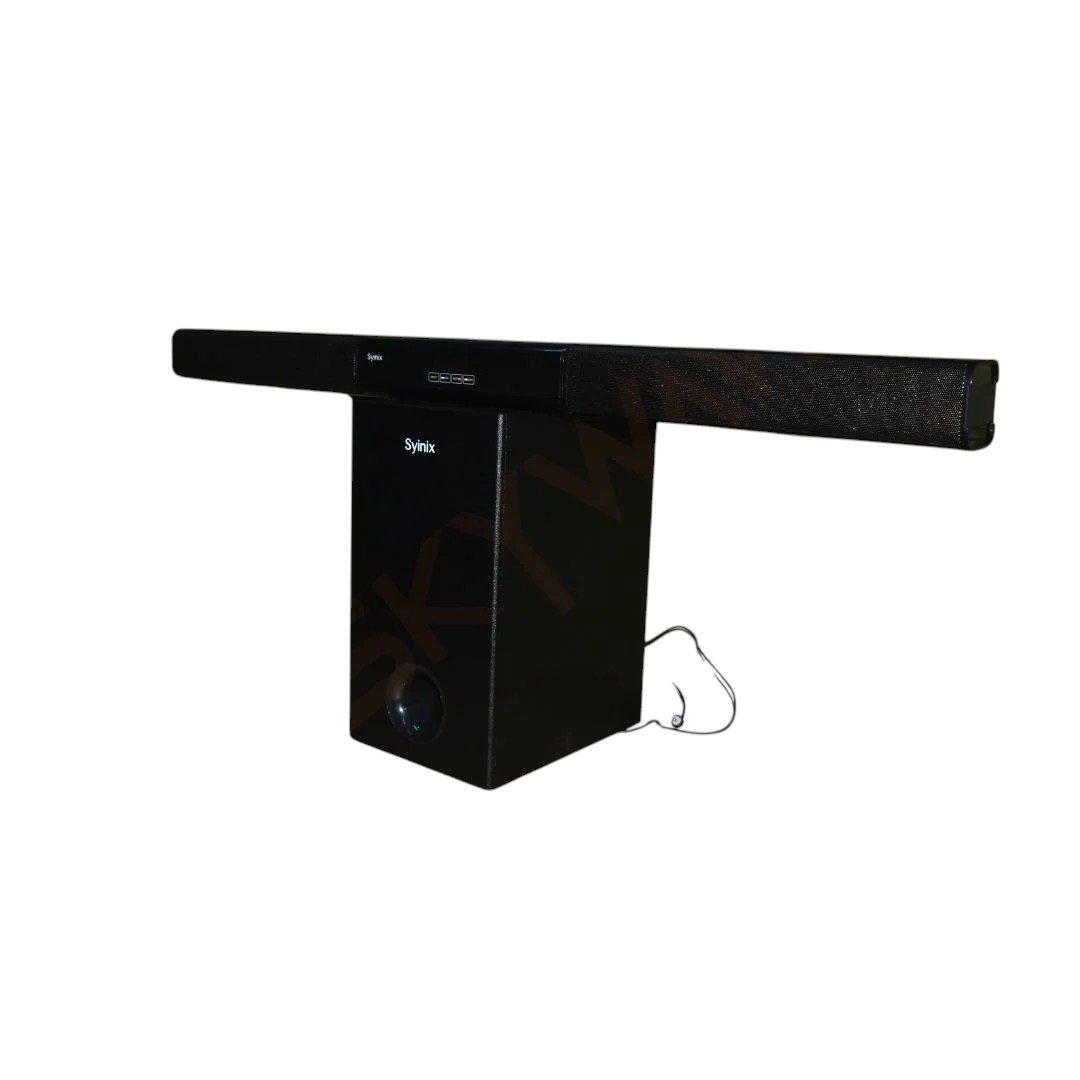 🎶 Synix Soundbar SYN-S60 Premium Soundbar 🔊 60W Powerful Bass 💥 Crystal Clear Audio 🎧 Bluetooth & AUX Connectivity 📱 Sleek Design for TVs, Phones & Home Theatres 🖥️🎼