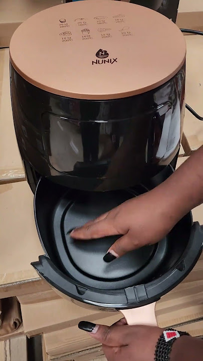 🔥🍟 5L NUNIX Air Fryer  New Model AF-05GL – Healthy Oil-Free Cooking with Transparent Glass Window, Digital Control & Rapid Hot Air Tech | Stylish, Compact & Perfect for Crispy Meals 🍗✨