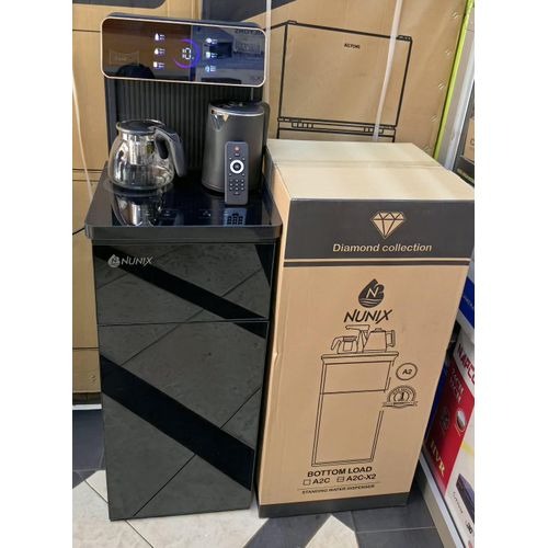 {NEW ARRIVAL🔥} NUNIX A2C-X2 Bottom Load Water Dispenser with Coffee Maker, 💧🔊 – New Model with Built-in Music System/Woofer 🎵 Hot & Cold Water, Sleek Modern Design for Home & Office Use.
