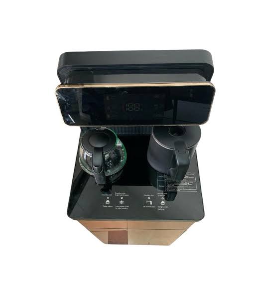 {PROMOTION} Nunix A2C Bottom Load Water Dispenser Hot & Cold with Coffee Maker & LED Panel. Comes With  FREE 6-Piece White Tea Mugs | Stylish, Durable, 1-Year Warranty