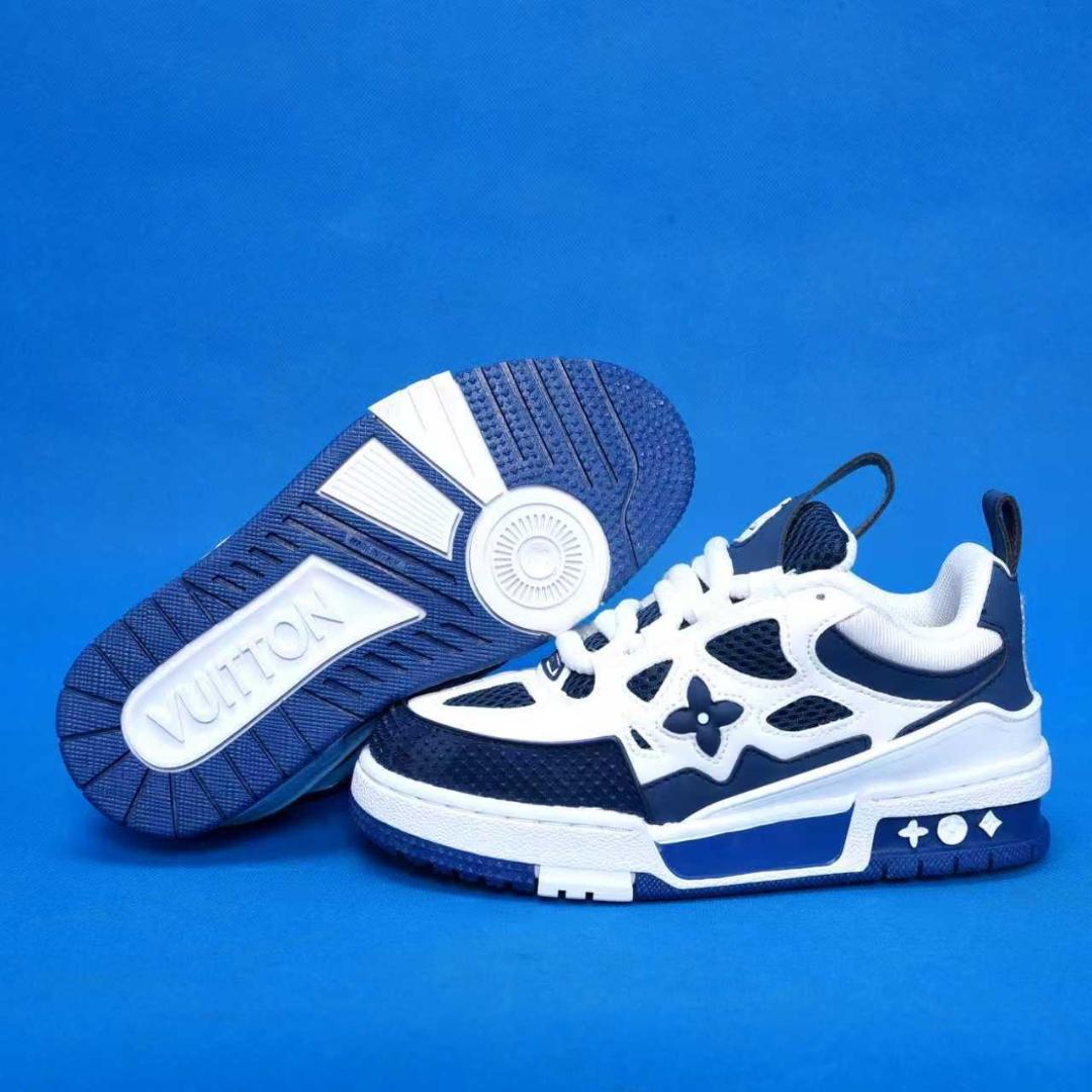 Louis Vuitton Fashion Sneakers for Kids. LV Kids Fashion Sneakers. Kids Unisex Sneakers. Boys Sneakers. Girls Sneakers. Normal Fitting.