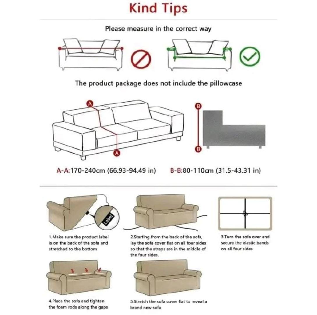 Jacquard Seat/Sofa Covers.  7 Seater(3.2.1.1), 5 Seater(3.2), 5 Seater(3.1.1),  3 Seater,  2 Seater, 1 Seater.