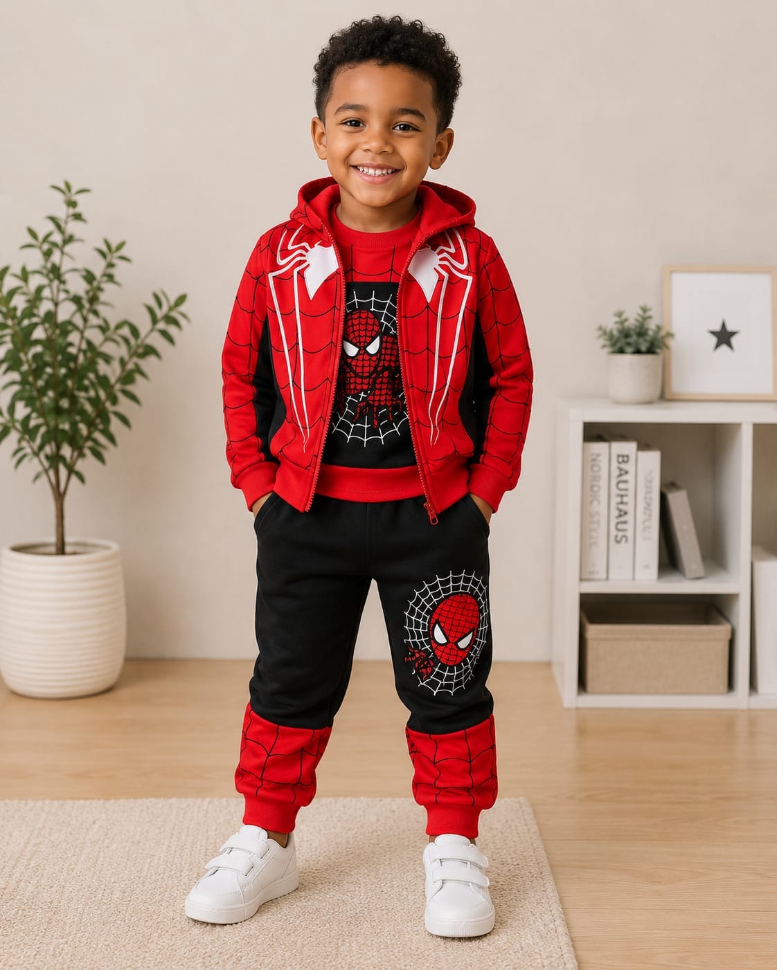 Kids Clothes Set- Spiderman Set. Boys 3 Piece Set. Spiderman 3 Piece Set. Boys 23 Piece Set. Kids 3 Piece Set. Age:2-6 Years.