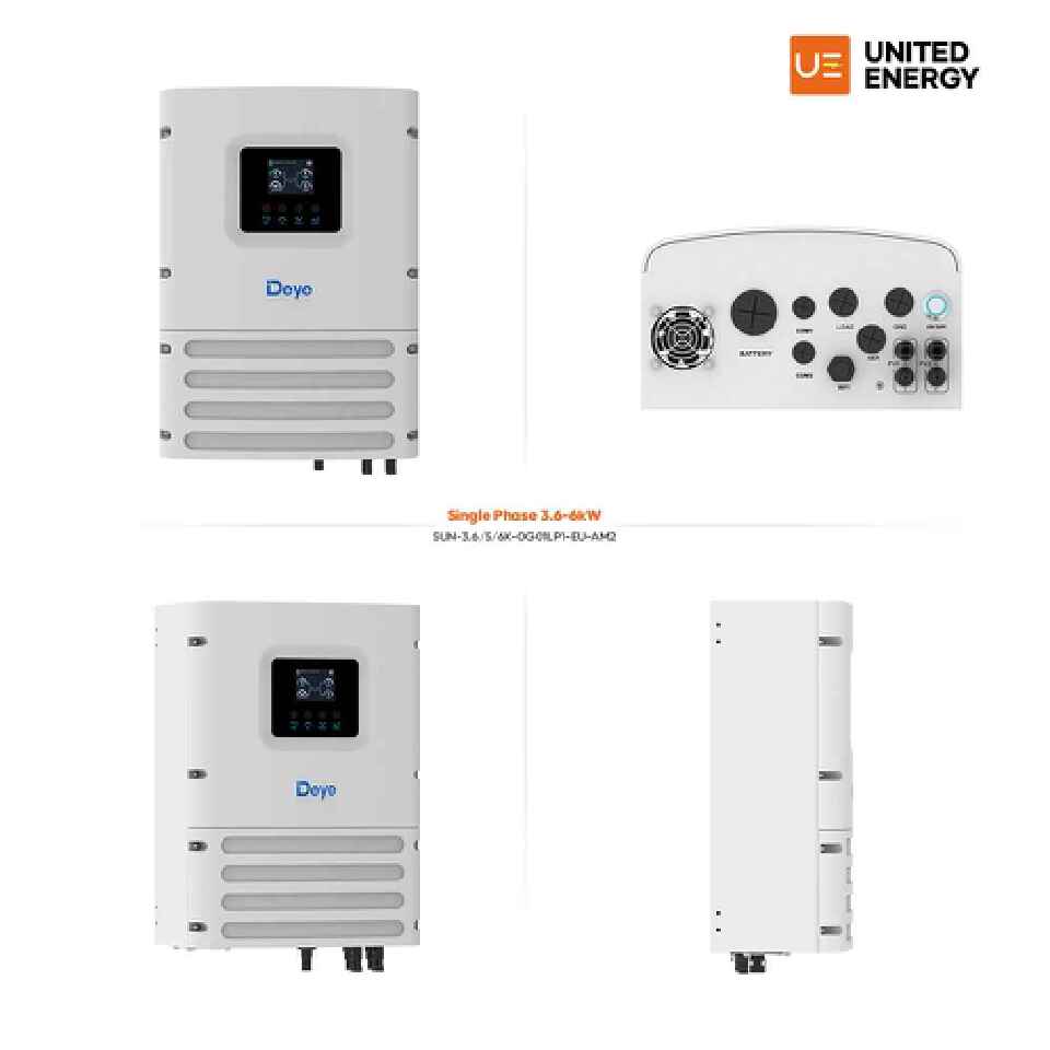 Deye Low Frequency 48V 6kw Single Phase MPPT Hybrid Grid Solar Power Inverter Price with WiFi