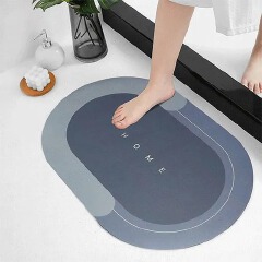 Water Absorbent Bathroom Mat Non Slip Entrance Door Mat Carpet - Anti-slip bathroom mat