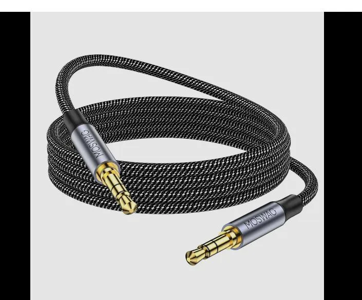 2M 3.5mm Male To Male Jack Aux Cable