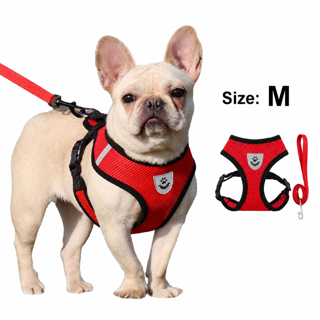 Cat Dog Harness Adjustable Vest Walking Lead Leash For Puppy Dogs Collar Mesh Harness For Small Medium Dog Cat Pet Accessories
