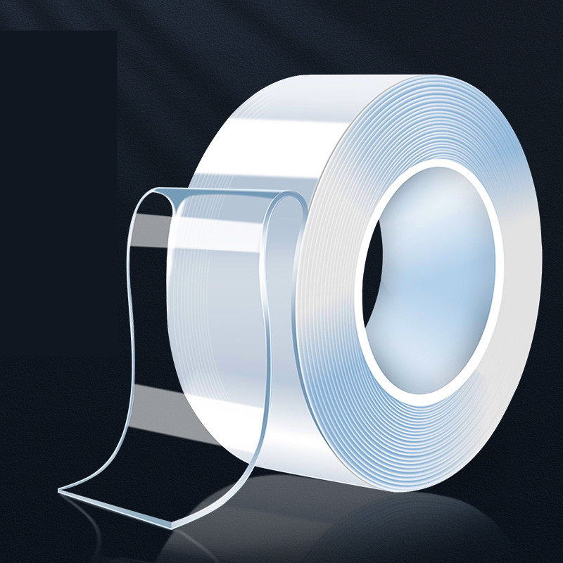 Double-Sided Magic Nano Tape – 2mm Strong Self-Adhesive Multipurpose Washable Mounting Tape for Home, Office, Kitchen, Bathroom, Walls, Décor and Everyday Household Organization