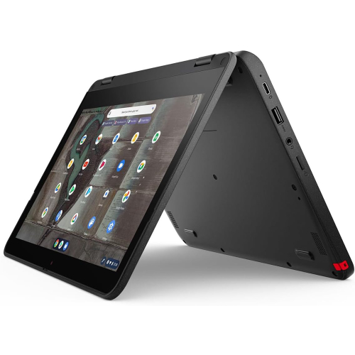 Lenovo Touchscreen Chromebook m - Everyday Laptop - Google Gemini AI- MediaTek 540 CPU - 11" WUXGA IPS Display - 4GB RAM - Upgradable Storage- Integrated Arm Mali Suitable Online Work Office Support