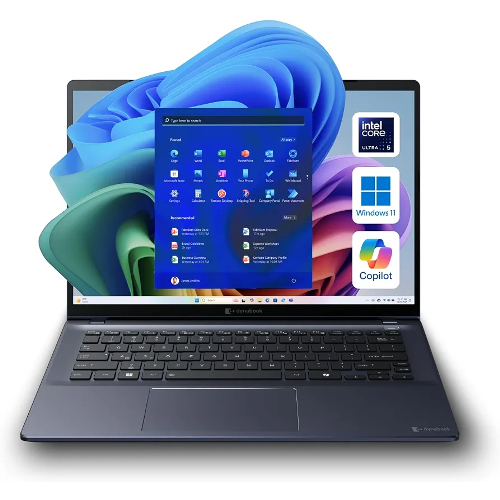 Brand Toshiba Dynabook Portage Tecra Laptop, Intel Core i5 Ultra 5 225U, 8GB RAM, 256 GB SSD, 13.3” FHD Display, Windows 11 Pro, Wi-Fi 6E, Spill-Resistant Coding Ultra Light Gaming Laptop
