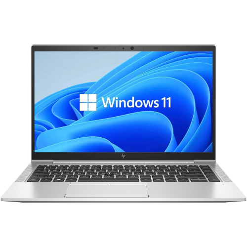 HP EliteBook G6 Laptop 10th Generation AMD Ryzen 5 Pro 8GB RAM 256GB SSD Storage 14 Inch IPS Display Radeon Vega Graphics Backlit Keyboard Fingerprint Reader Windows 11 Pro System PC Notebook Silver