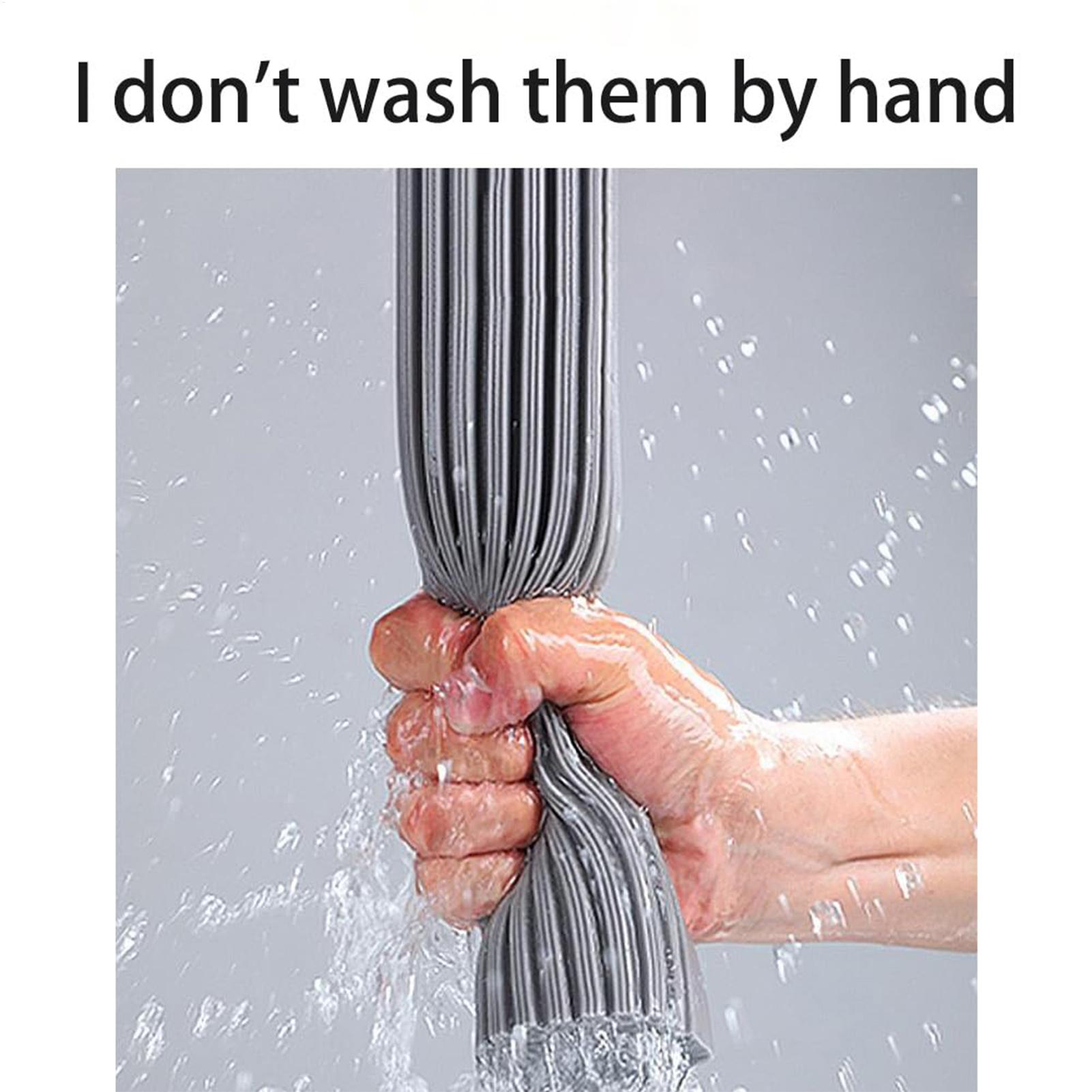 High Quality Self-Squeezing Sponge Mop – 38cm Wide Floor Cleaning Mop with 122cm Long Handle for Wood, Tile and Slippery Floors, Easy Squeeze Design for Efficient Household Cleaning