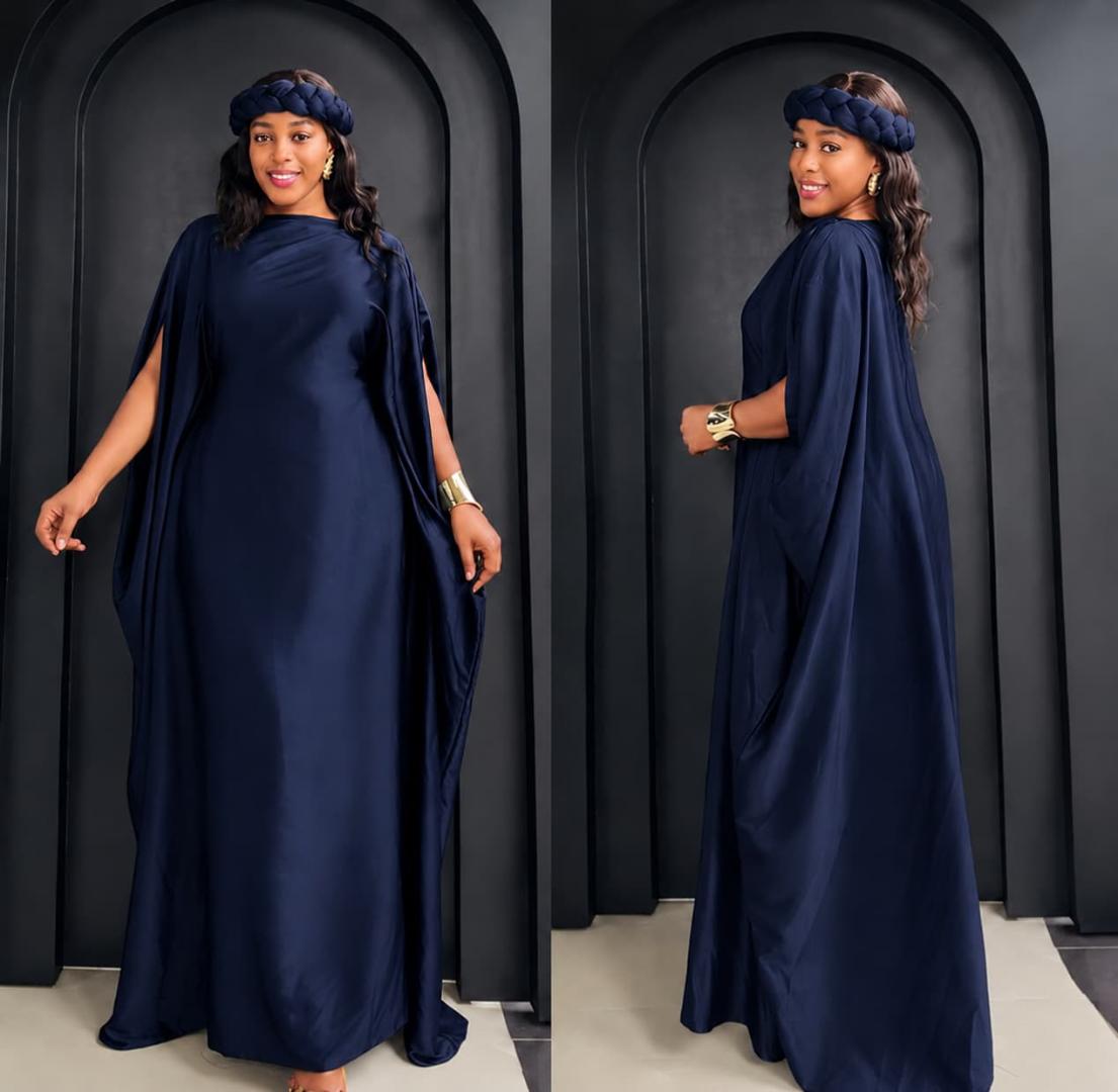 Elegant Satin Maxi Kaftan Dresses