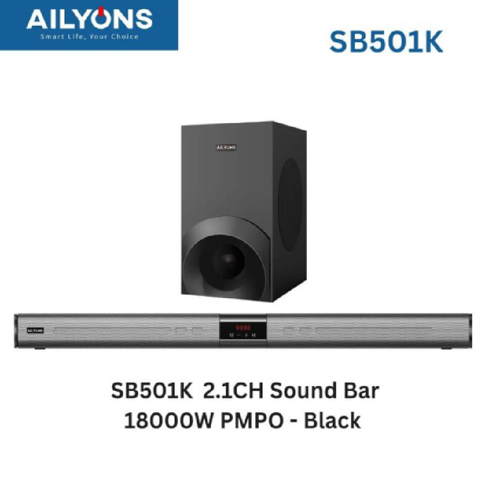 2.1CH AILYONS  SB501K SOUNDBAR MULTIMEDIA SPEAKER SYSTEM