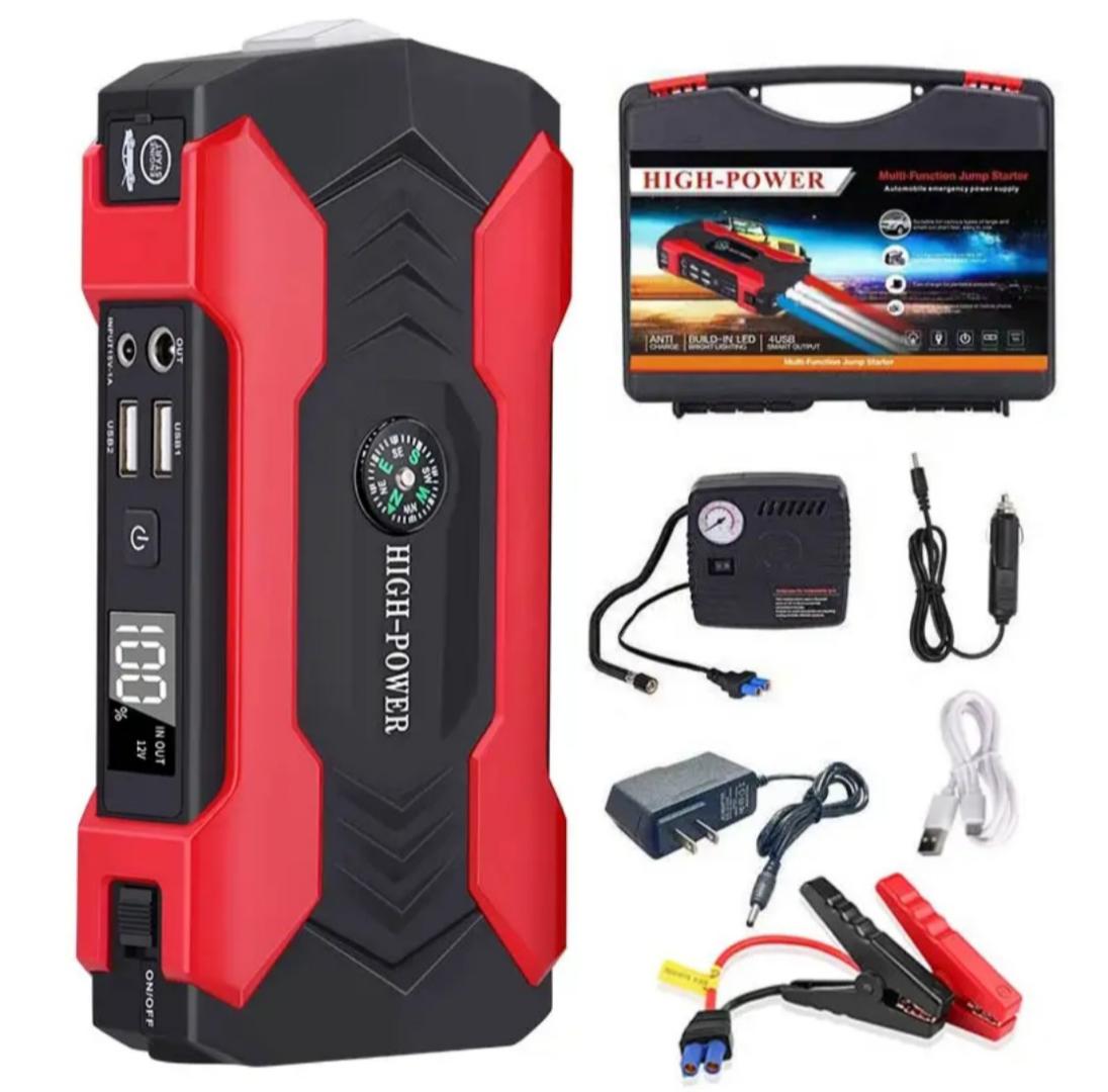 PORTABLE CAR JUMPER STARTER AUTOMOTIVE EMERGENCY KIT