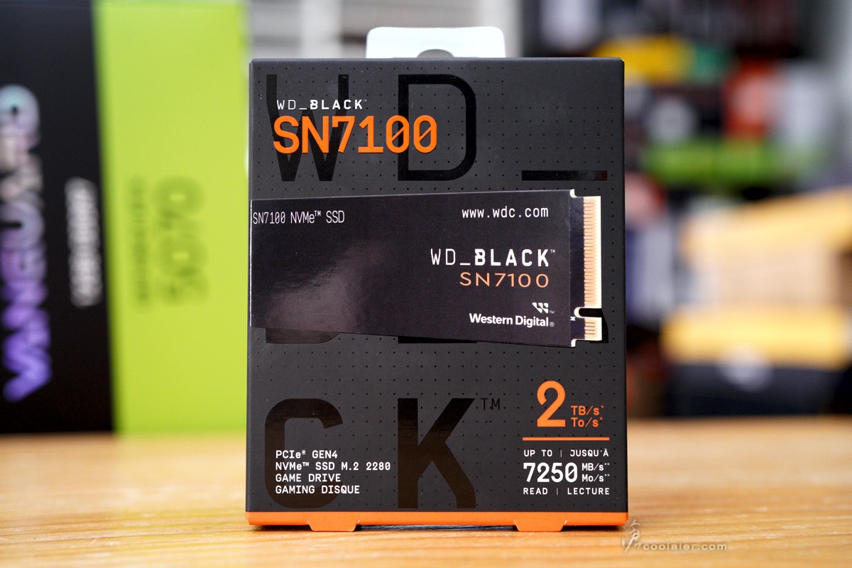 Western Digital WD Black SN7100 1TB NVMe M.2 2280 PCIe Gen4 Internal Gaming SSD - Up to 7,250 MB/s - for Gaming
